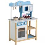 Daugiafunkcinė medinė virtuvėlė su priedais Eco toys